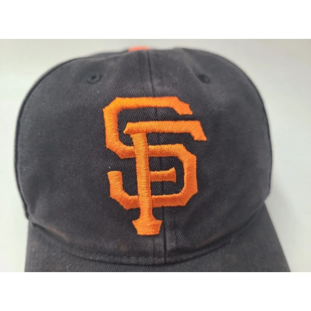 Youth San Francisco Giants 47 Brand Adjustable Hat Cap Boys MLB‎ Baseball Black